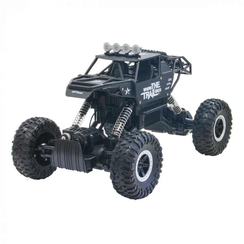 

Машина OFF-ROAD CRAWLER на р/у - WHERE THE TRAIL ENDS (матов.черн., акум. 7.2V, мет.корпус, 1:14), в коробке 46*24*26см (SL-121RHMBI)