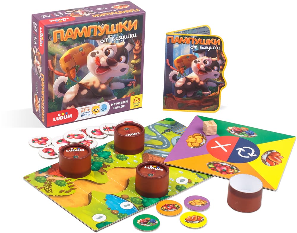 

Игровой набор "Пампушки от бабушки", игра + рассказ + аудиосказка, рус., в коробке20*20*7см (LD1046-01)