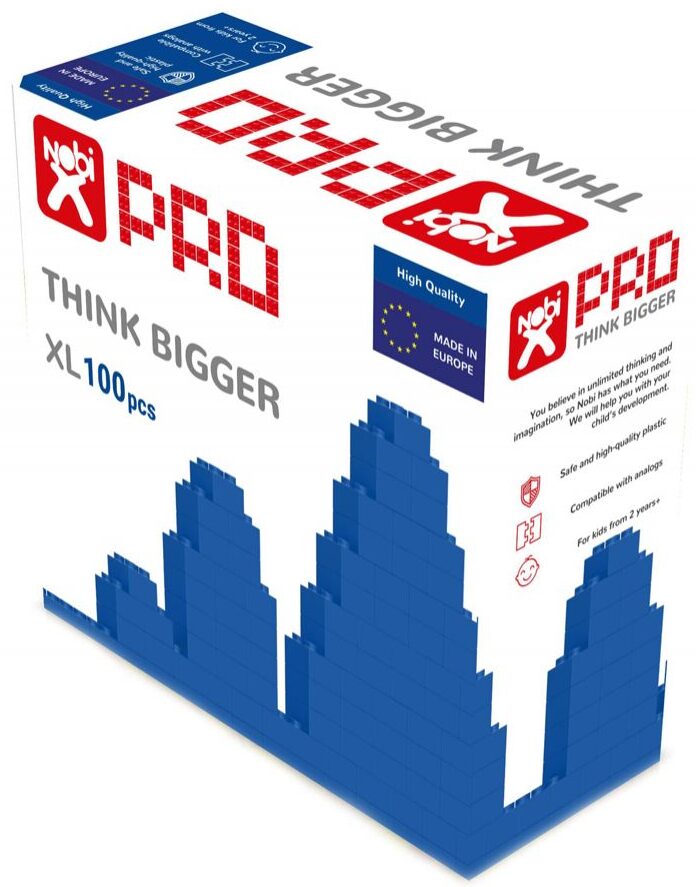 

Конструктор NOBI "Pro XL 100", синий, 100дет., в коробке 27,5*28*12см (10.22.100.002)