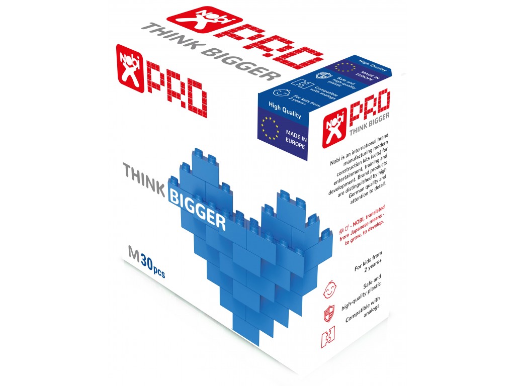 

Конструктор NOBI "Pro М 30", синий, 30дет., в коробке 19*19*9см (10.22.30.002)