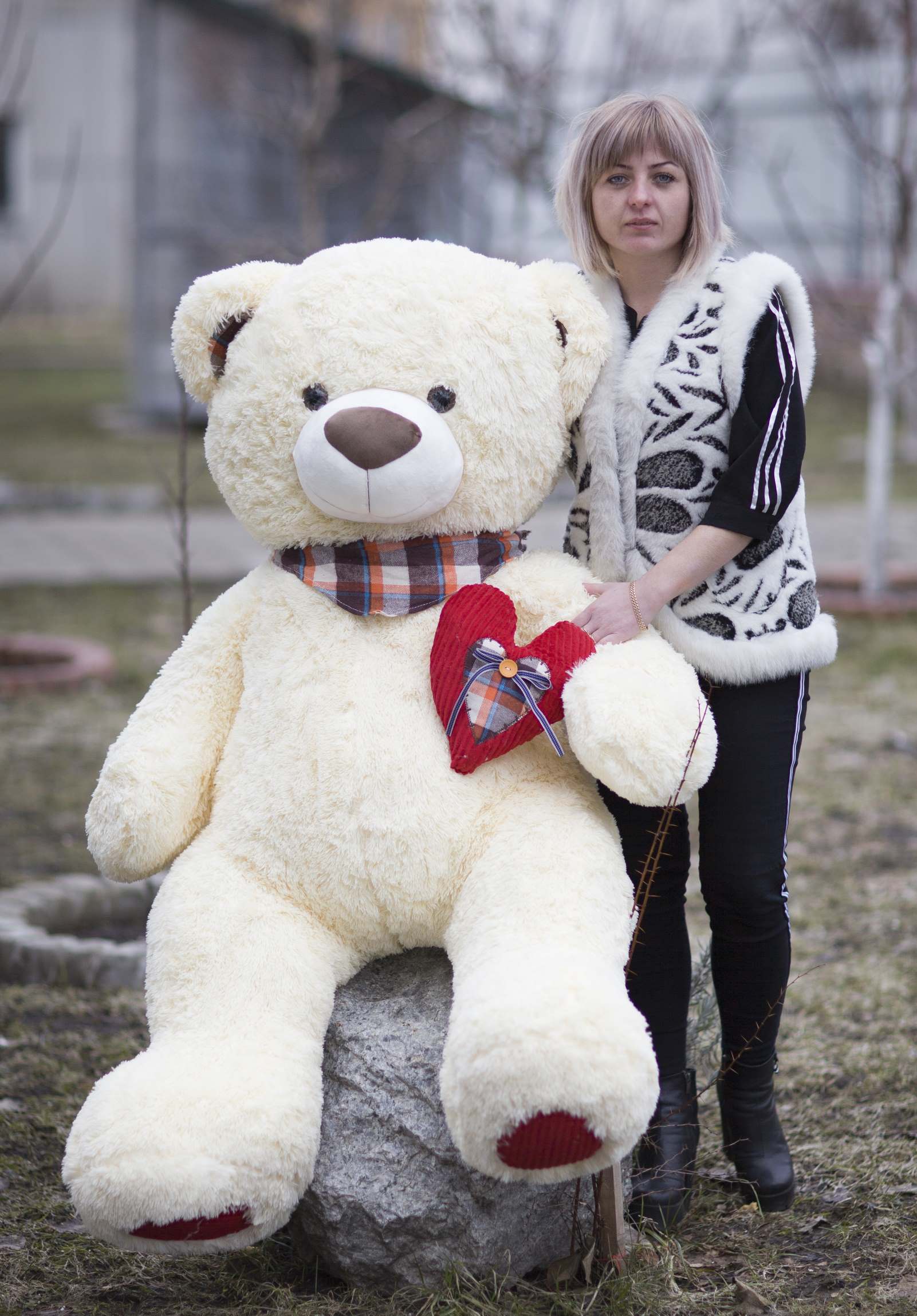 

Мишка Тоша 3/1 молочний, 150см (00020)