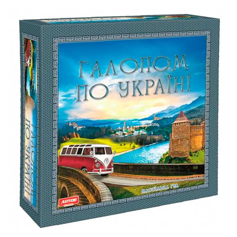 

Игра развивающая настольная "Галопом по Україні ", в коробке 44*36*6см, ARTOS Games, Украина (1182)