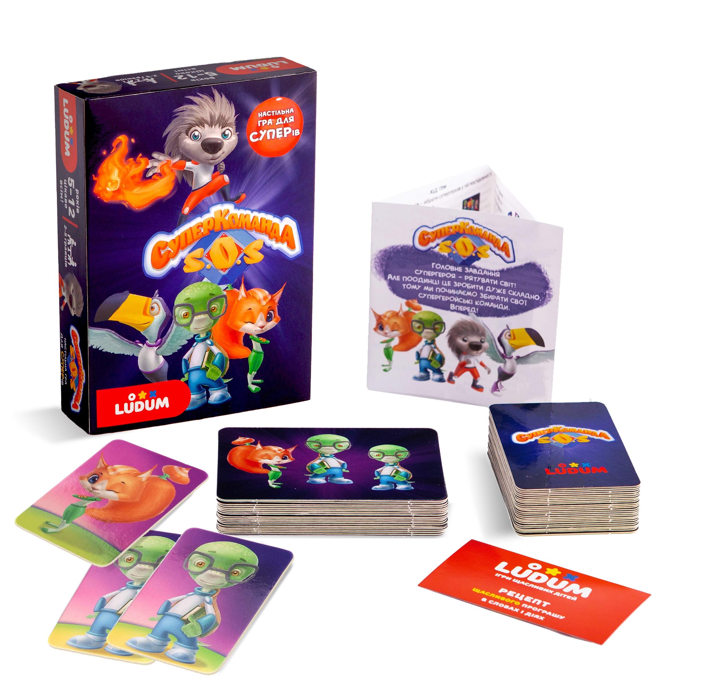 

Игра "Суперкоманда", укр., в коробке 17*12*3см, ТМ Ludum, Украина (LS3046-52)