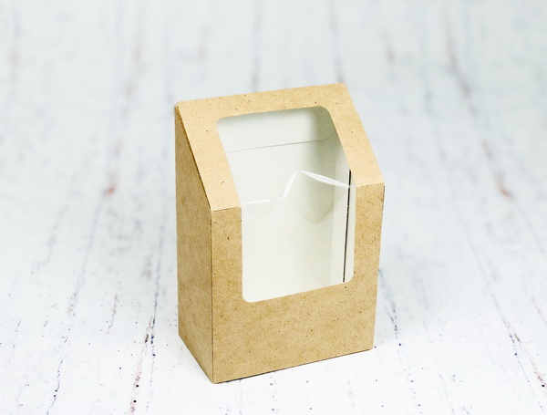 

Упаковка для роллов бумажная крафтовая с окном Петруцалек ECO ROLL Коричневый 90x50x130 мм 500 шт/уп