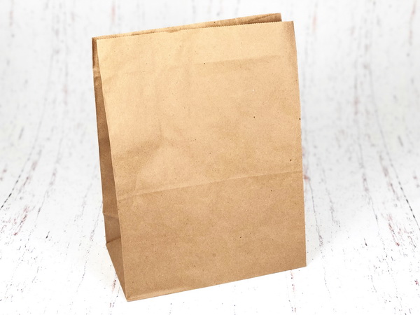 

Пакет бумажный крафтовый с дном Петруцалек ECO BAG Коричневый 290x220x120 мм 1000 шт/уп