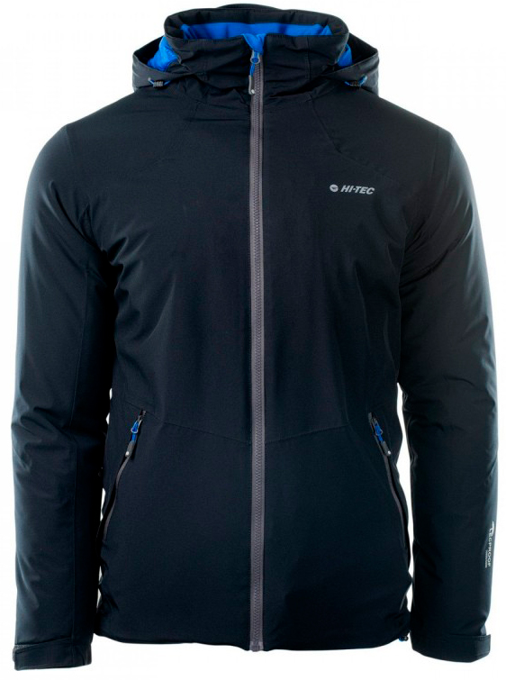 

Куртка HI-TEC Saffle-Anthracite/Victoria Blu M Черная с синим