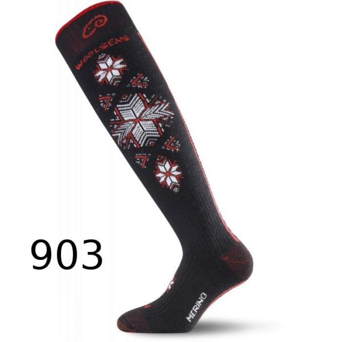 

Шкарпетки Lasting SWN  903 чорний/червоний, Шкарпетки Lasting SWN XL 903 чорний/червоний