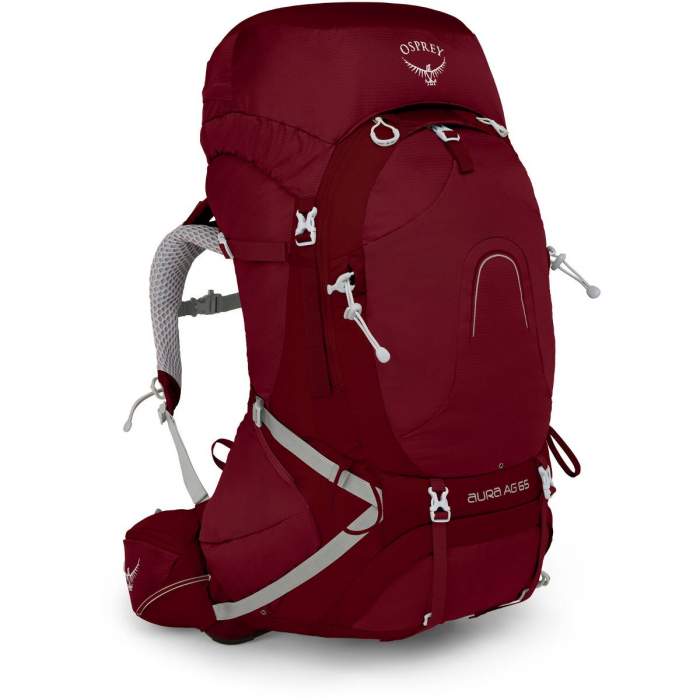 

Рюкзак Osprey Aura AG 65 S Gamma Red фіолетовий