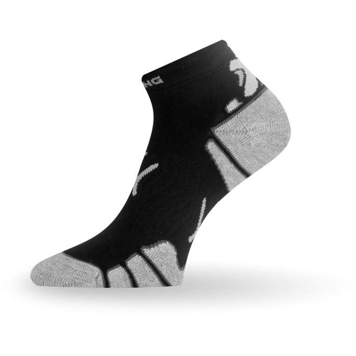 

Шкарпетки Lasting Run XL 901 чорний/сірий