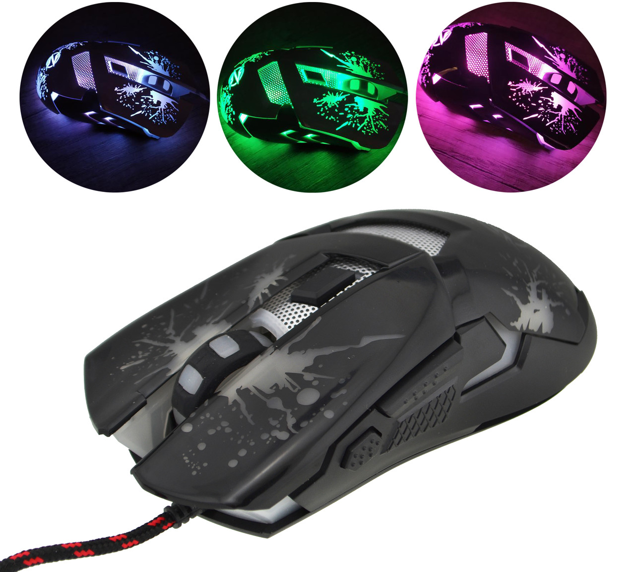 

Игровая компьютерная мышь с подсветкой Zornwee Z42 Black (90162)