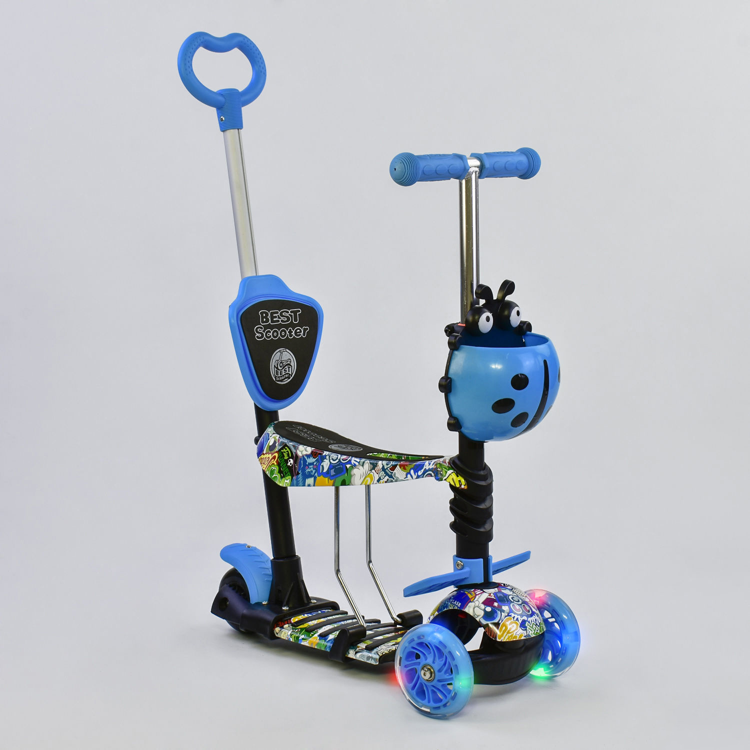 

Самокат 5 в 1 Best Scooter ABSTRACTION (SC8875)