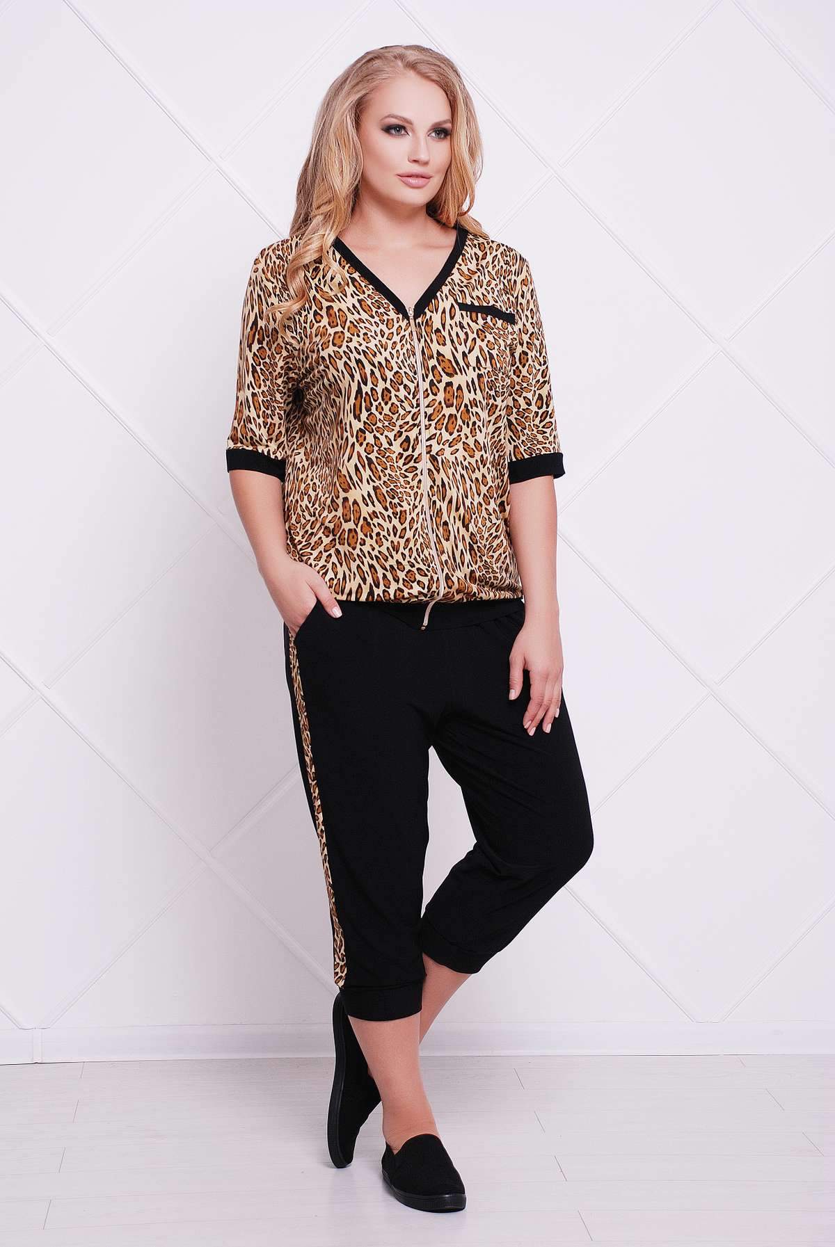 

Костюм спортивный (леопард) LEO бежевый 60