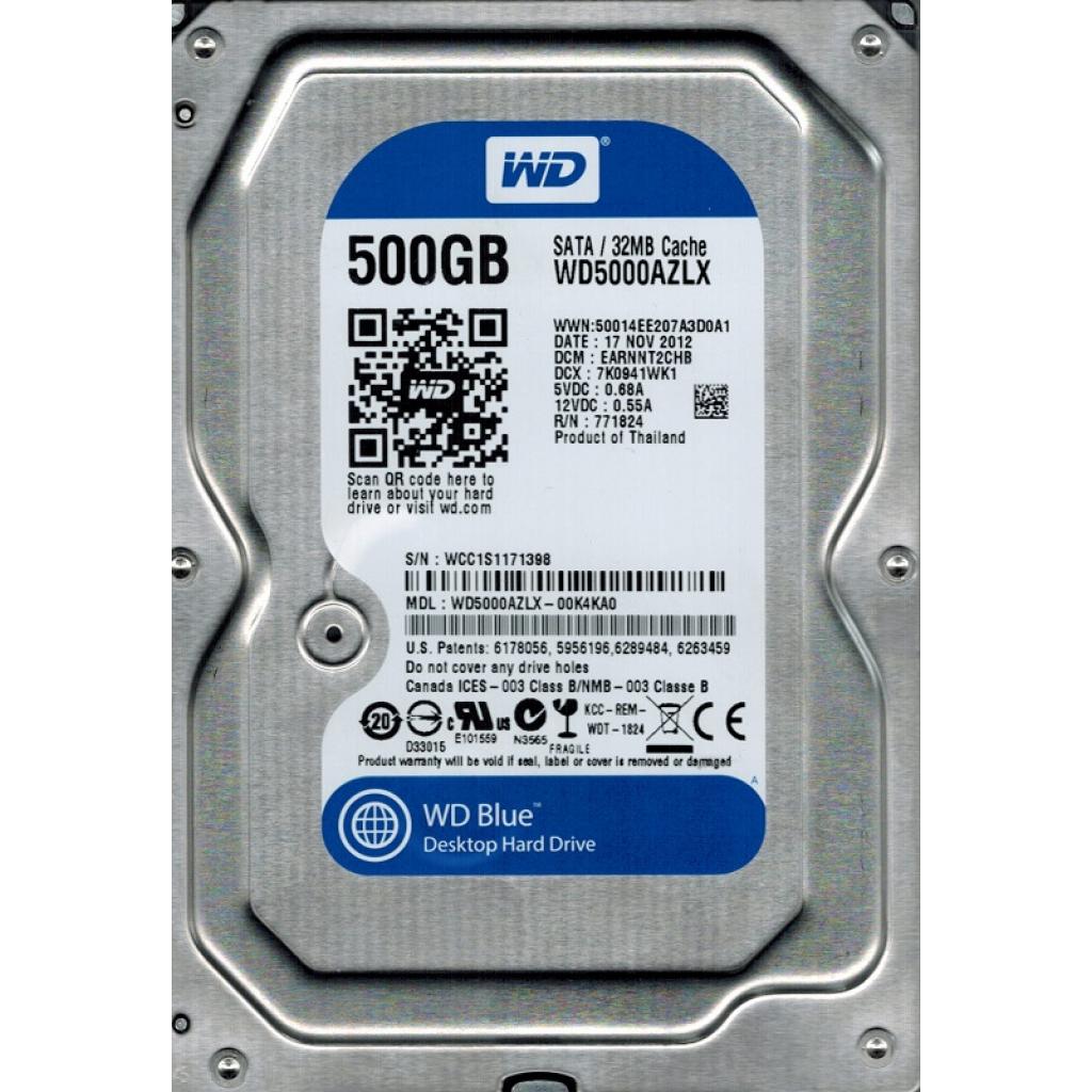 

Жесткий диск 3.5&" 500Gb Western Digital (WD5000AZLX)