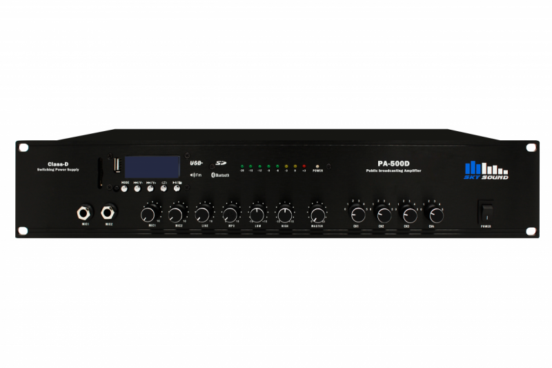 

Трансляционный усилитель мощности SKY SOUND PA-500D (4-ZONE) (sky-7894403)
