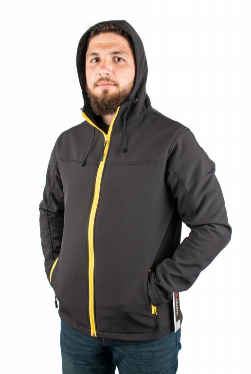

Куртка Legion Softshell чоловіча M black/yellow