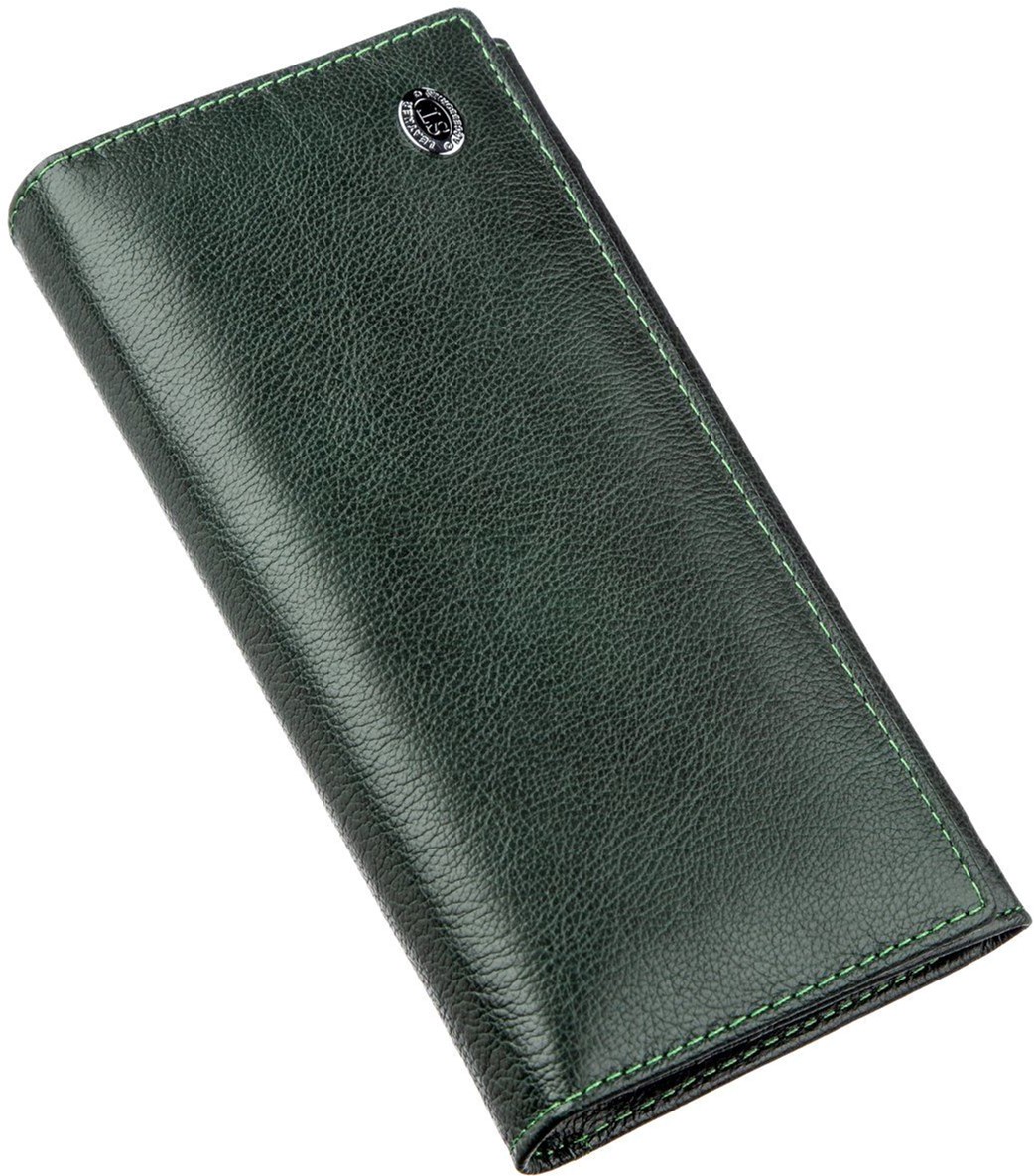 

Женский кошелек кожаный ST Leather Accessories 18857 Зеленый
