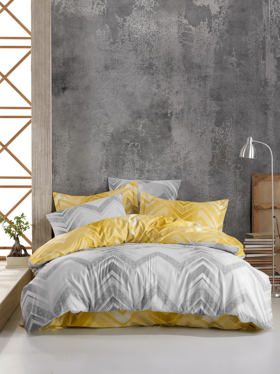 

Постельное белье Lotus Home Perfect Ranforce - Gray серый евро