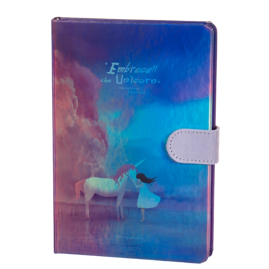

Блокнот Elisey "Встреча с единорогом" синий (клетка) (8129-007) (SKL01896)