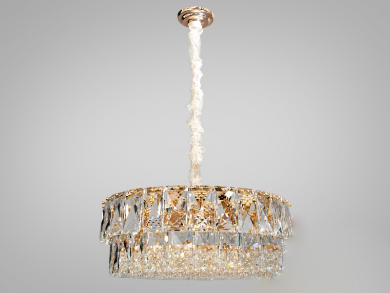 

Люстра Современная хрустальная люстра 8070-600G+WH (LI10394)