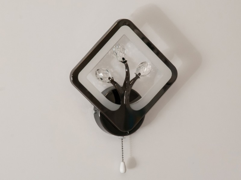 

Люстра Светодиодное бра, цвет чёрный хром, 12W 8157/1BHR (LI10467)