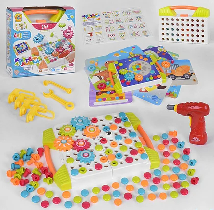 

Игровой набор Fun Game Мозаика с инcтрументами (78078) (F00234362)