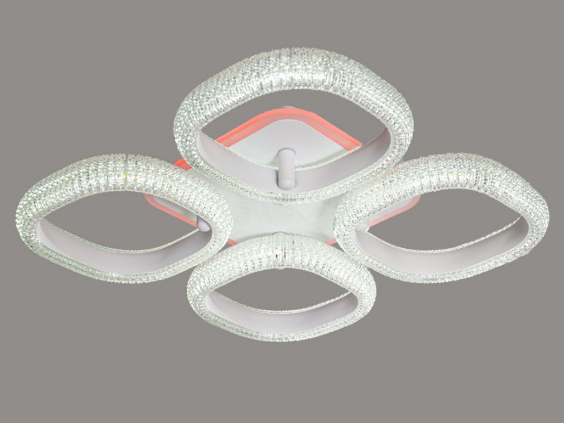 

Люстра Потолочная LED-люстра с диммером и подсветкой, 80W MX66001/4S WH (LI10283)