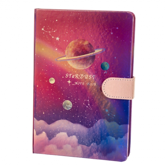 

Блокнот Elisey "Вселенная" большой малиновый (клетка) (8129-008) (SKL01902)