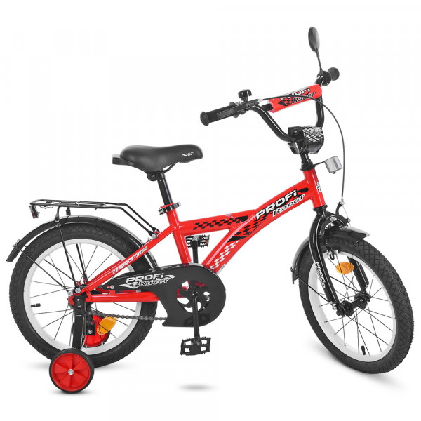 

Велосипед детский двухколесный 14 дюймов PROF1 T1431 Racer Red (22777) Красный