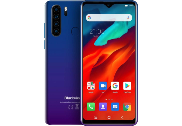 

Мобильный телефон Blackview A80 Plus 4/64Gb Blue (NFC, 4680 мАч)
