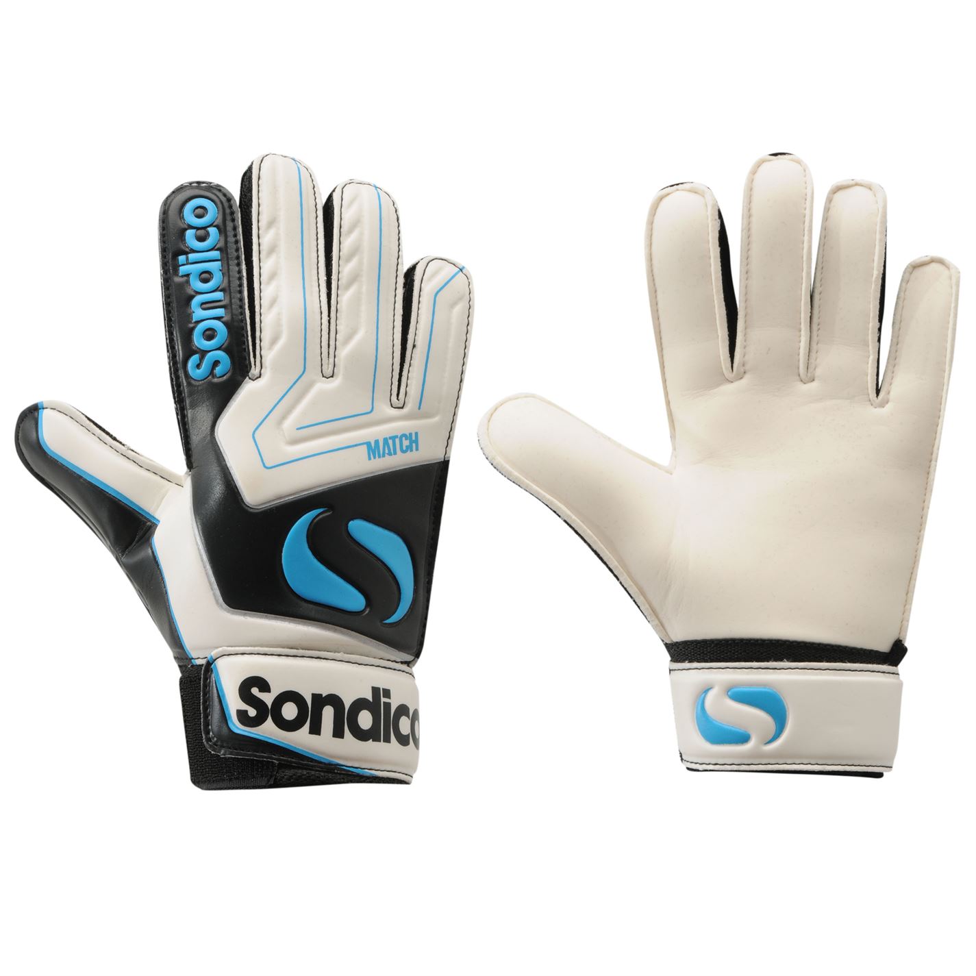 

Вратарские перчатки Sondico Match Goalkeeper Gloves Junior 2 Белый/Синий/Черный (83201590020)