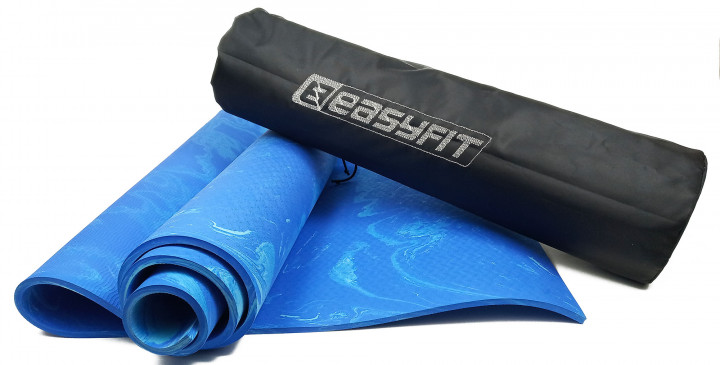 

Коврик для йоги EasyFit PER Premium Mat 8 мм синий
