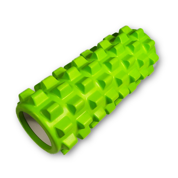 

Массажный ролик EasyFit Grid Roller Pro 33 см салатовый