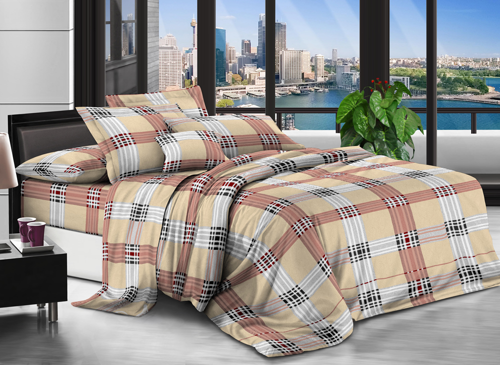 

Комплект постельного белья Modern Микросатин 15-0096 Beech Семейный 160х220