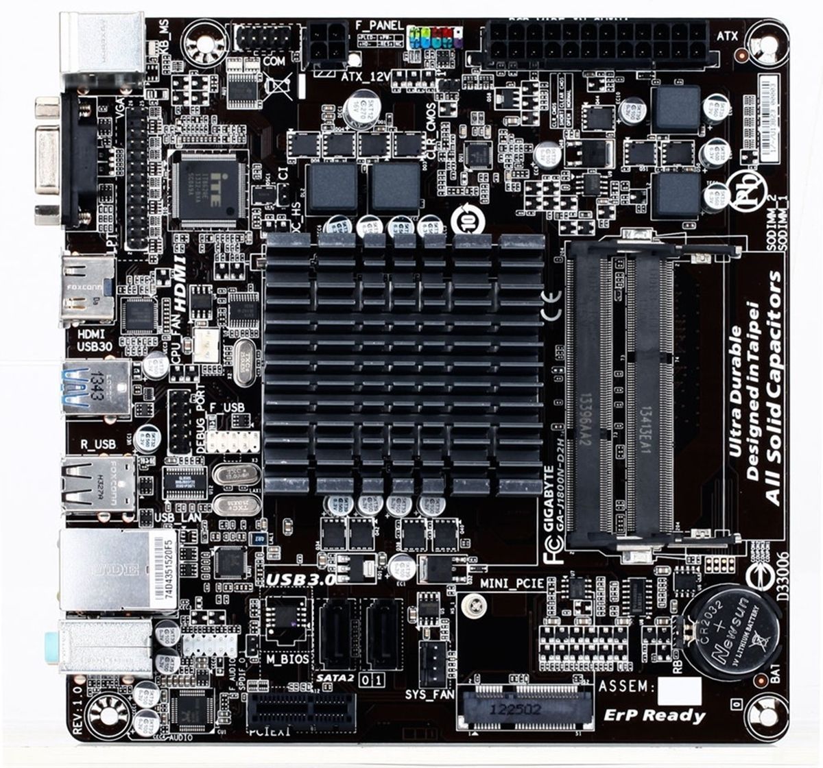 

Материнская плата GIGABYTE GA-J1800N-D2H