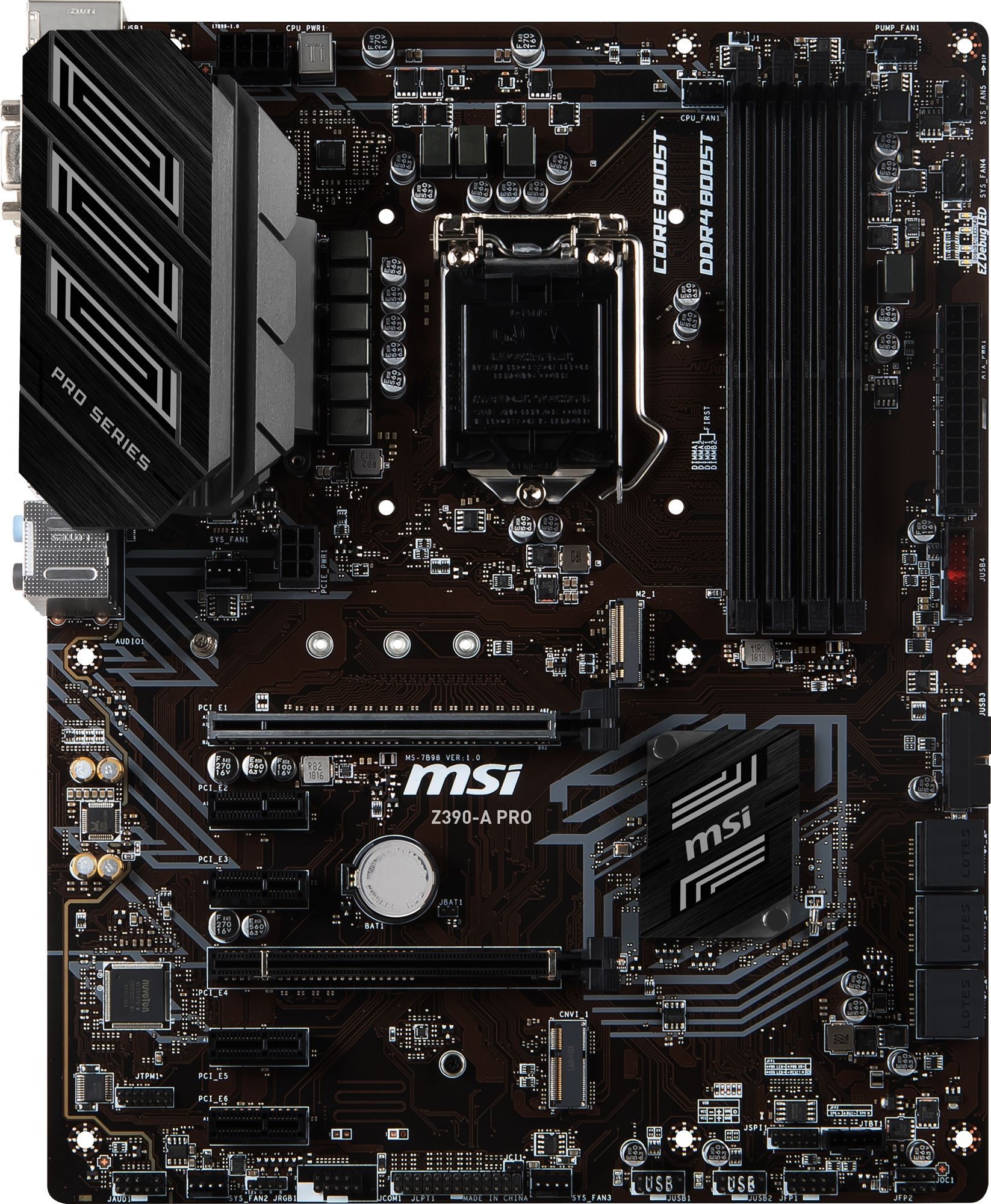 

Материнская плата MSI Z390-A PRO (s1151, Intel Z390)