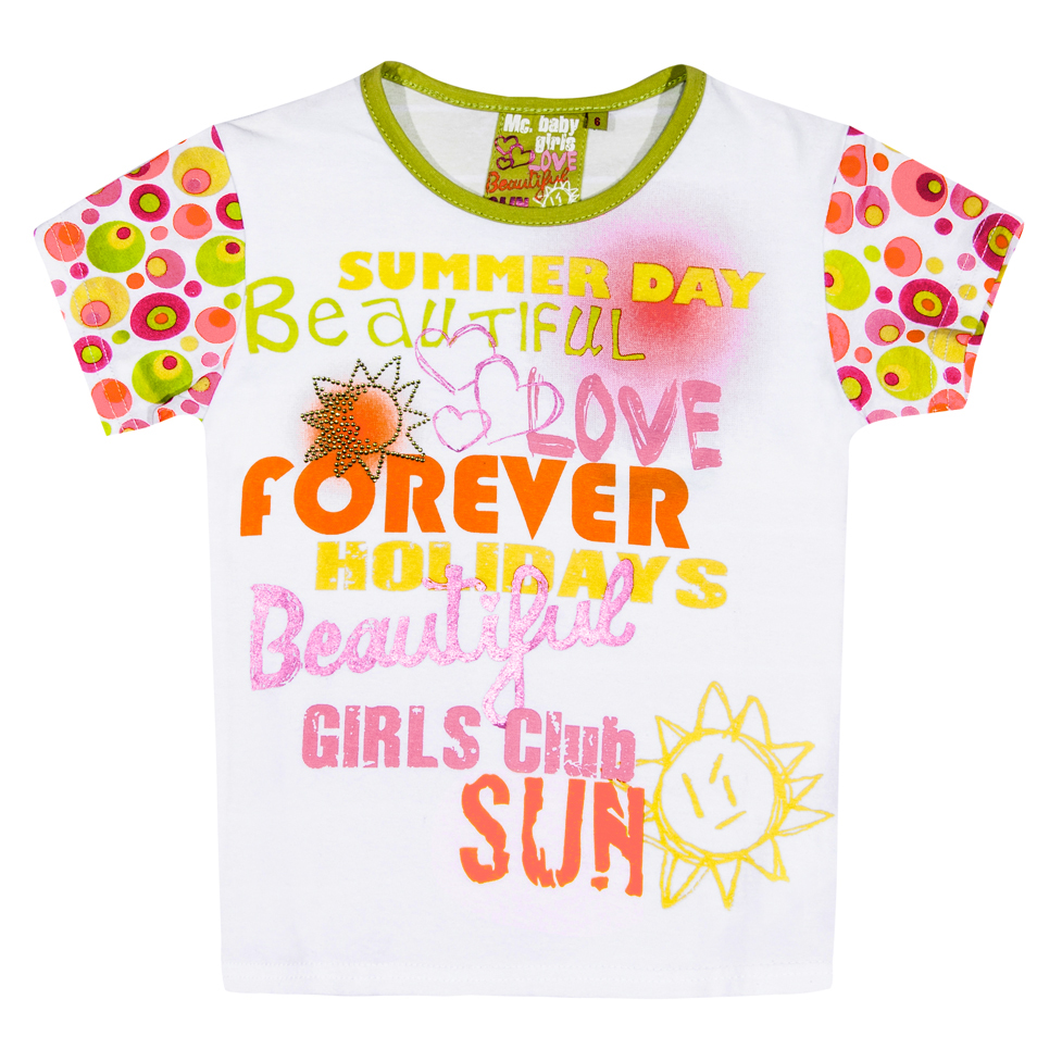 

Футболка Losan Mc baby girls (116-1048AD/443) Белый 4 Years-104 см