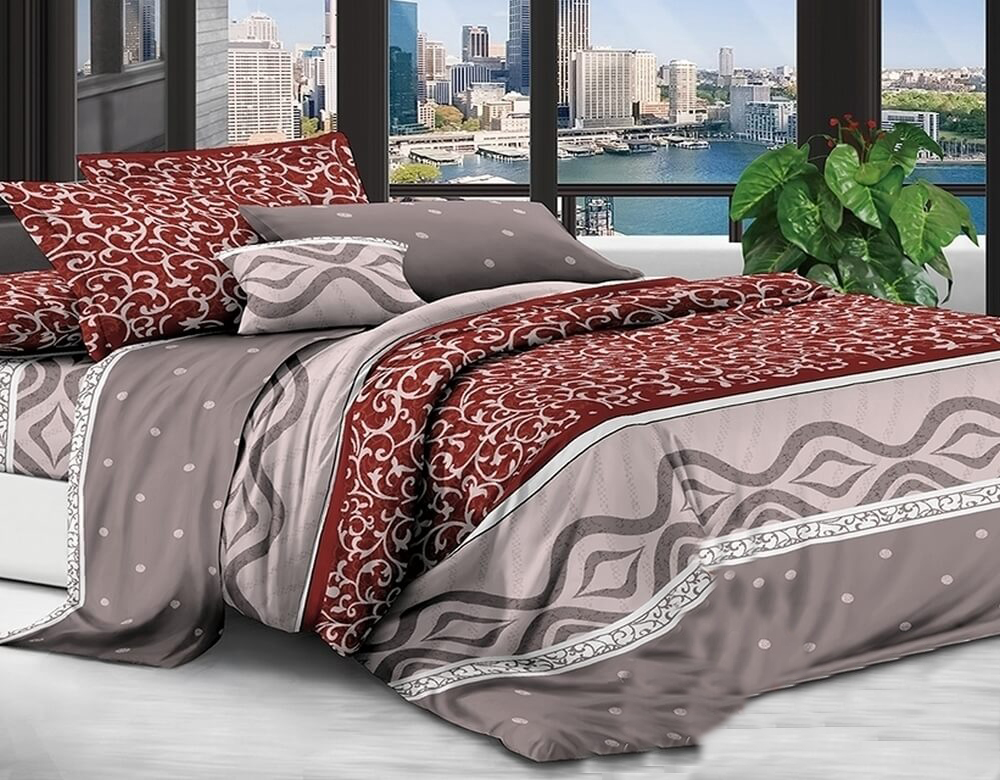 

Пододеяльник Modern Микросатин 15-0141 Pomegranate 175х210