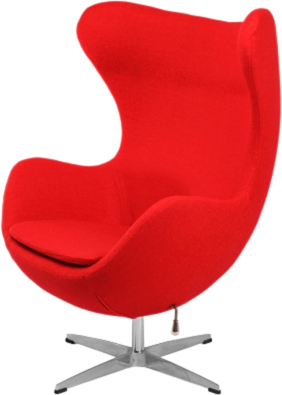 

Кресло CoolArt Egg Chair (шерсть) красный