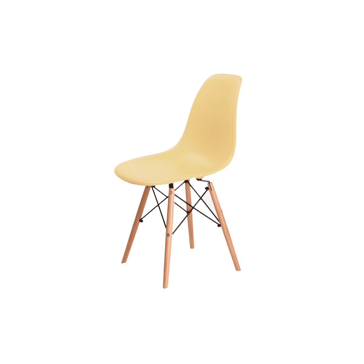 

Стул CoolArt Eames DSW (сиденье пластик, деревянные ножки) кремовый