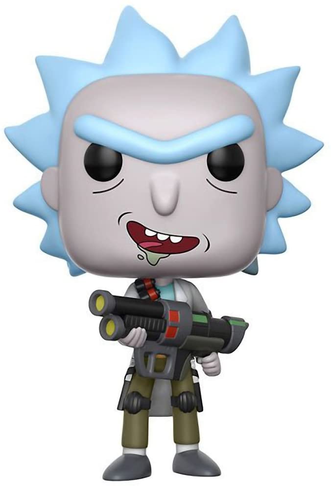 

Funko POP. Рик и Морти виниловая фигурка Рика и Морти с оружием в руках Weaponized Rick 10 см