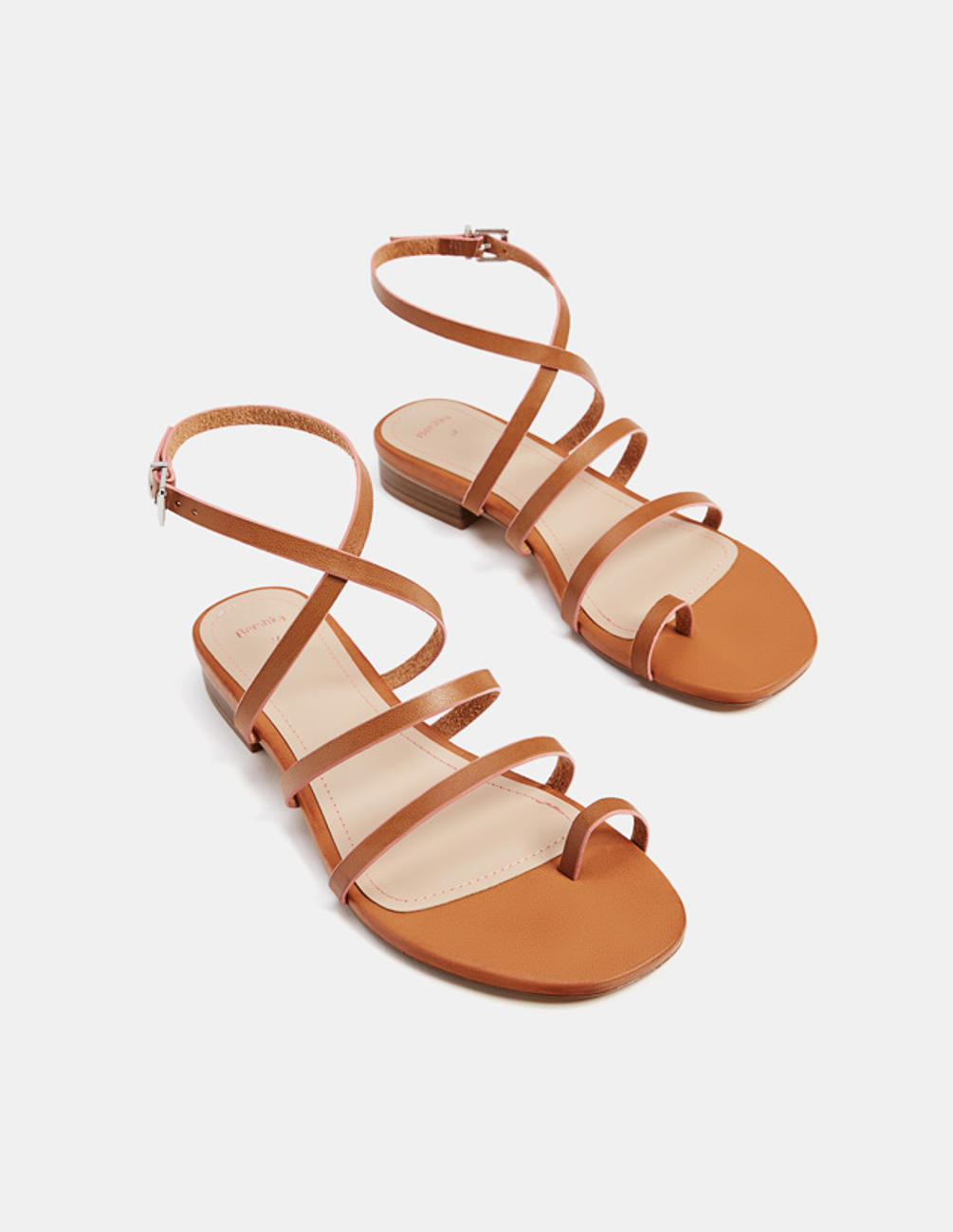 

Босоножки Bershka ЖО000335 (1459/331/105) цвет коричневый 41
