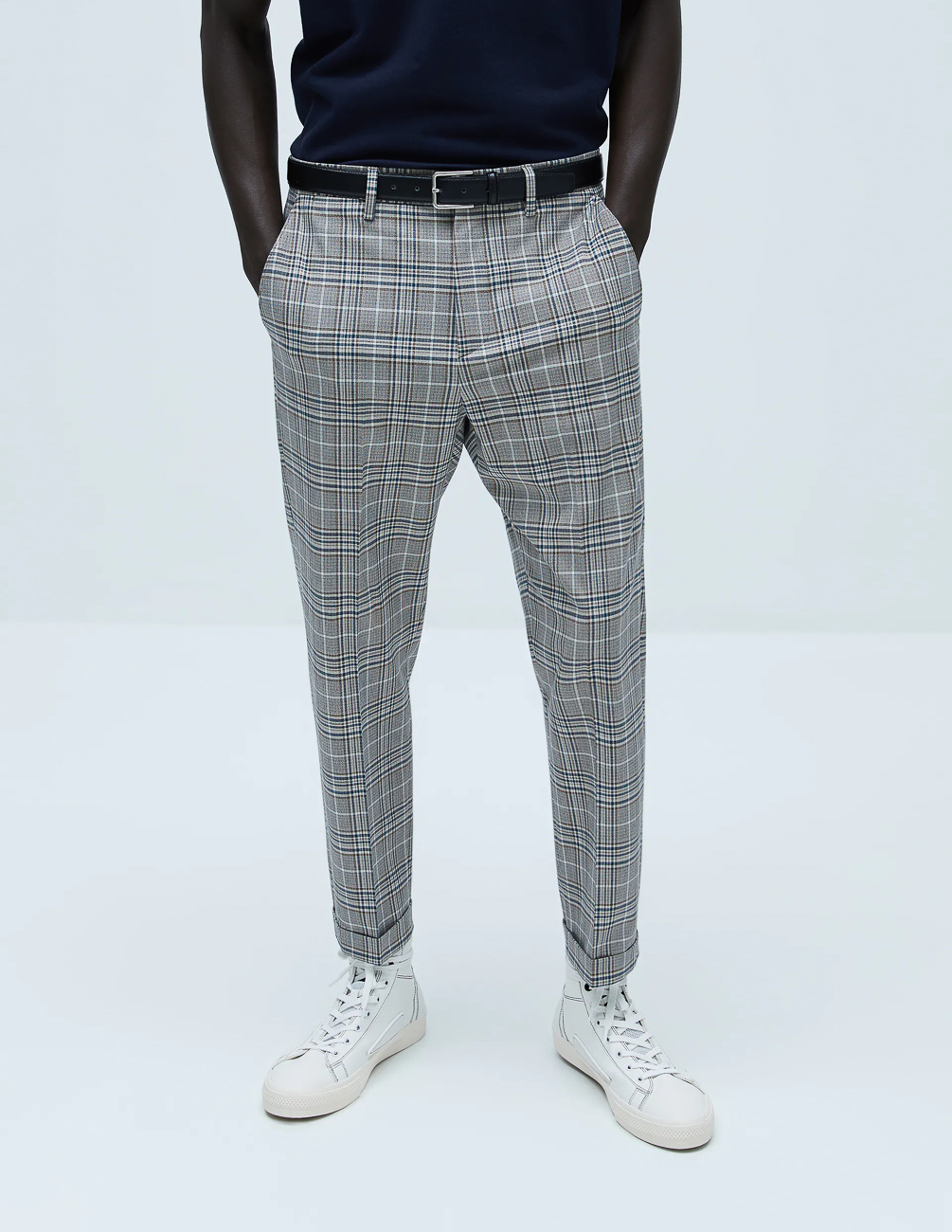 

Брюки Zara М0108961 (4253/588/049) цвет серый 34