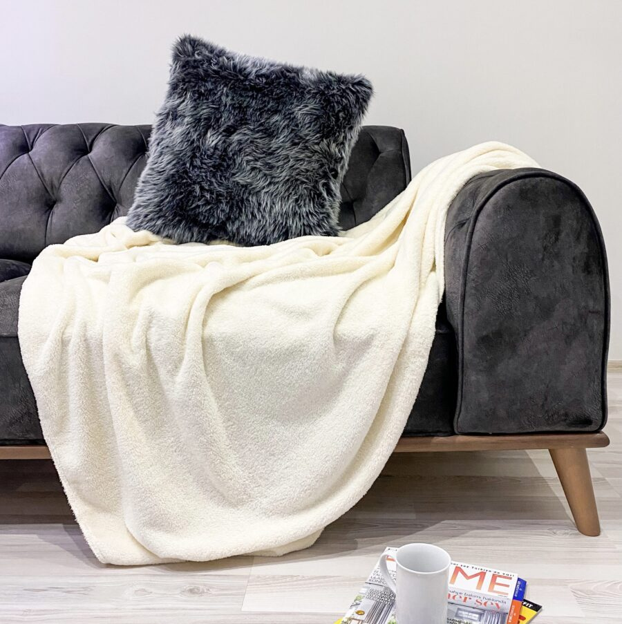 

Плед Zugo Home Welsoft 200*220 кремовый