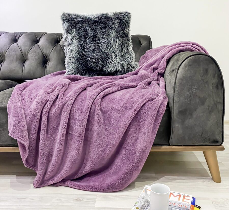 

Плед Zugo Home Welsoft 200*220 сиреневый