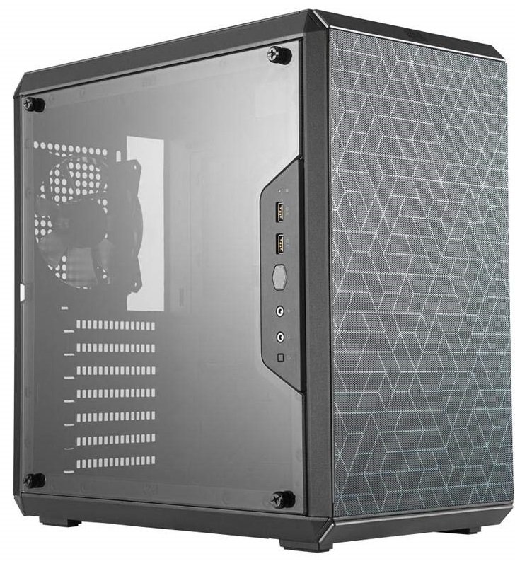 

Корпус Cooler Master MasterBox Q500L,без БП, прозрачная боковая стенка,2xUSB3.0,черный