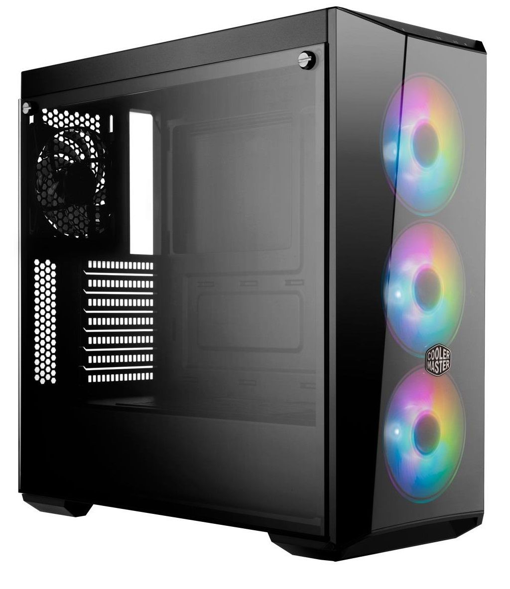 

Корпус Cooler Master MasterBox Lite 5 ARGB/Black/Win/SPCC/1*Tempered Glass Panel/3*120mm ARGB Fan + 1*120mm Black Fan