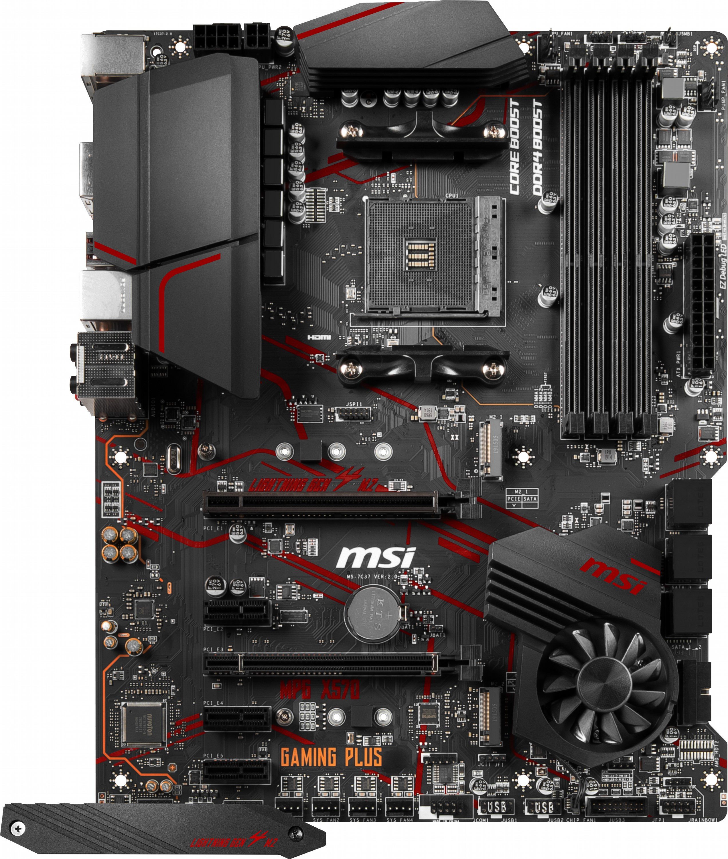 

Материнcкая плата MSI MPG_X570_GAMING_PLUS sAM4 X570 4xDDR4 PCIe 4.0 HDMI ATX