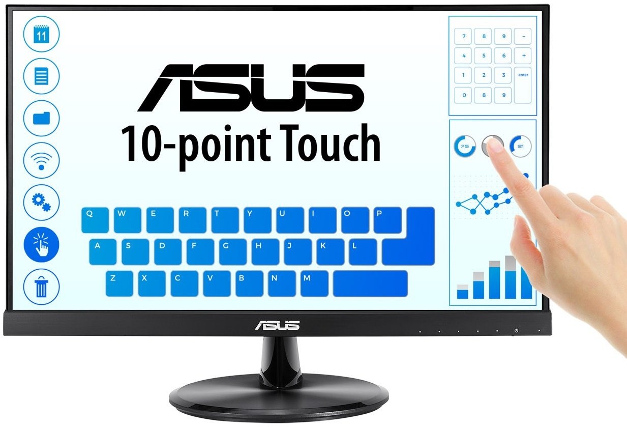 

Монитор LCD 21.5" Asus VT229H D-Sub, HDMI, USB, MM, 1920x1080, IPS, Touch