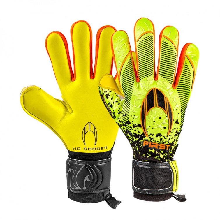 

Вратарские перчатки HO SOCCER FIRST SUPERLIGHT NEON LIME, размер 9.5