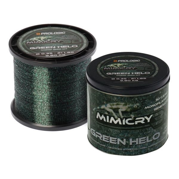 

Леска Prologic Mimicry Green Helo 1000m 11lbs 5.2kg 0.25mm